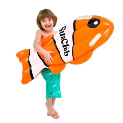 Pool Central 39" Inflatable Orange And White Coy Fish Kickboard
