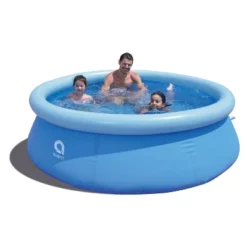 JLeisure Avenli 12014 1 To 2 Person Capacity Prompt Set Kids Above Ground Inflatable Outdoor Backyard Kiddie Swimming Pool, Blue -Intex Shop GUEST fccf6bdf 519e 42a0 a6fb b4b2a7f70db4