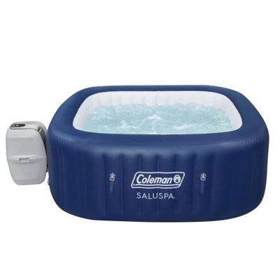 Coleman SaluSpa 4 Person Square Portable Inflatable Outdoor Hot Tub Spa With Intex PureSpa Attachable Cup Holder Refreshment Tray Accessory (2 Pack) 3 Coleman SaluSpa 4 Person Square Portable Inflatable Outdoor Hot Tub Spa With Intex PureSpa Attachable Cup Holder Refreshment Tray Accessory (2 Pack)